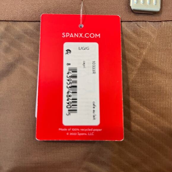 Spanx Thinstincts(r) 2.0 Capri Tights Leggings Cafe au Lait Size Large NWT - Picture 12 of 14